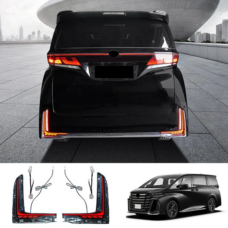 Задний бампер отражатель динамический тормоз задний фонарь для Toyota VELLFIRE 40 серии