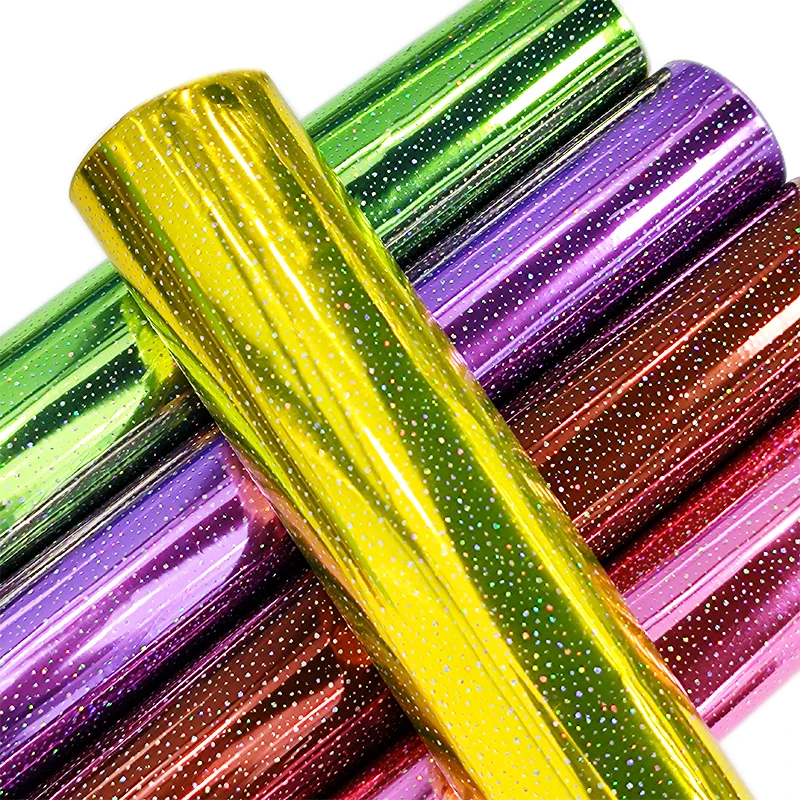 Гладкие металлические листы из искусственной кожи для бантов материал шитья