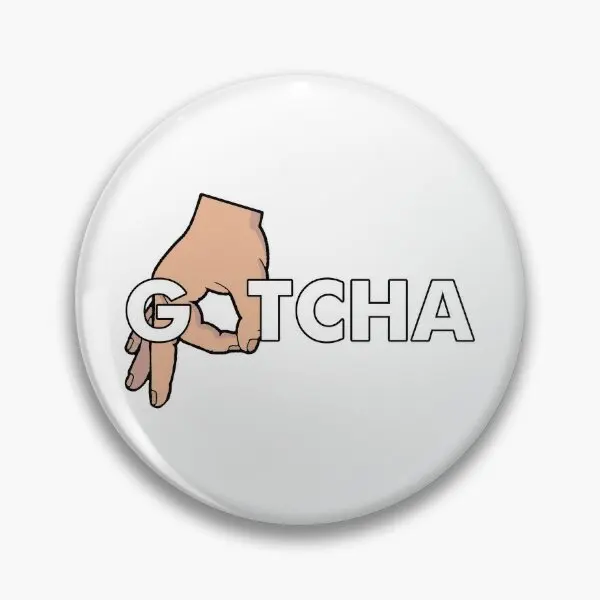 Забавная круглая мягкая булавка Gotcha на палец креативный декор брошь шляпу одежду