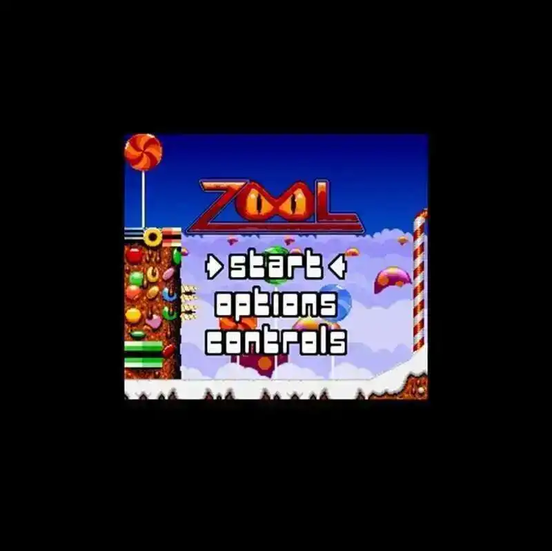Фото Изготовленная на заказ 16-битная большая серая игровая карта Zool NTSC для 46-контактных игроков из США №1