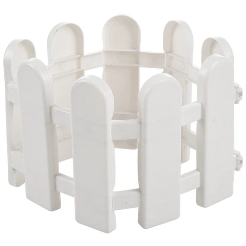 1 шт. 50X13 см белый пластиковый забор для дерева двор Крытый садовый детский сад