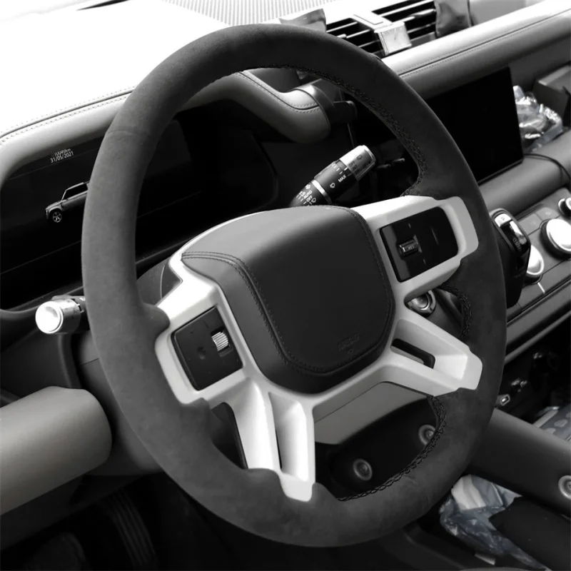 

Мягкая удобная замшевая Оплетка на руль автомобиля 100%, подходит для Land Rover Defender 90 S X-Dynamic SE 2019-2024