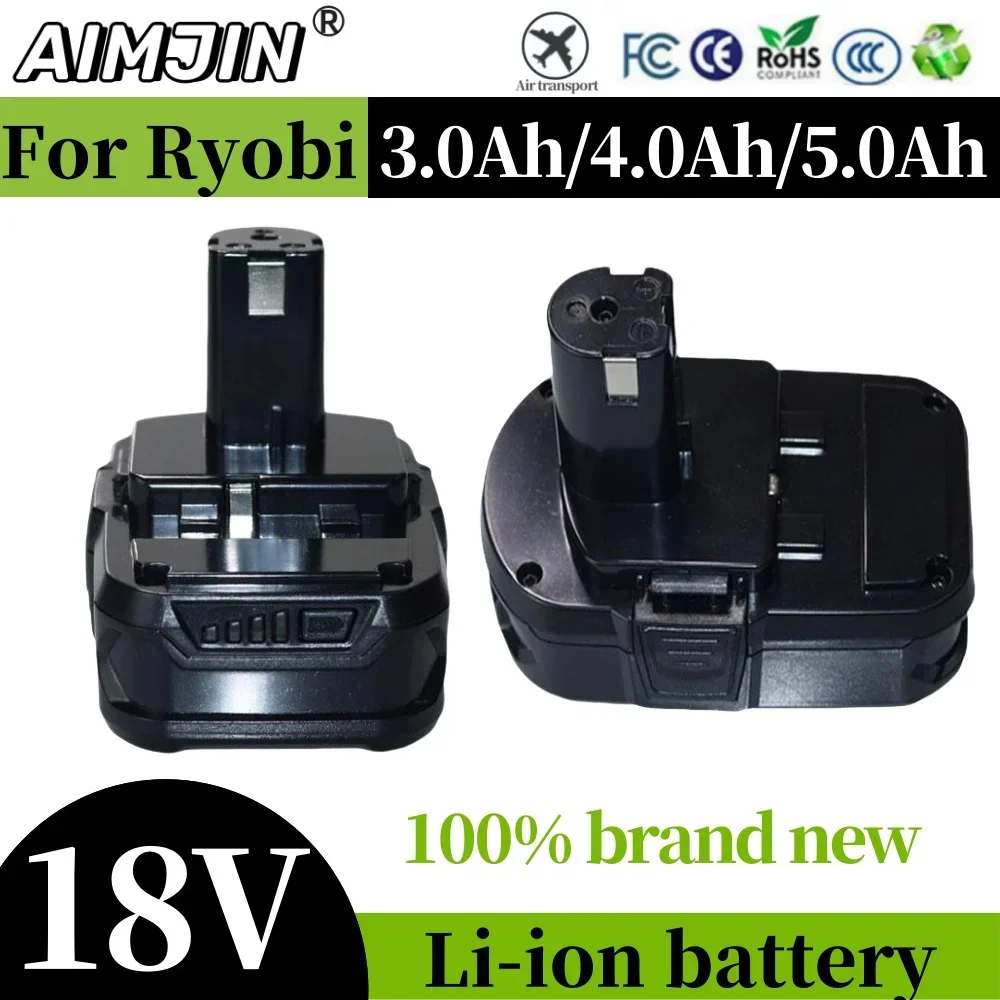 Для Ryobi P107 3000 мАч-5000 мАч 18 В Сменный аккумулятор P104 P105 P102 P103 P109 P108 P100 RB18L26