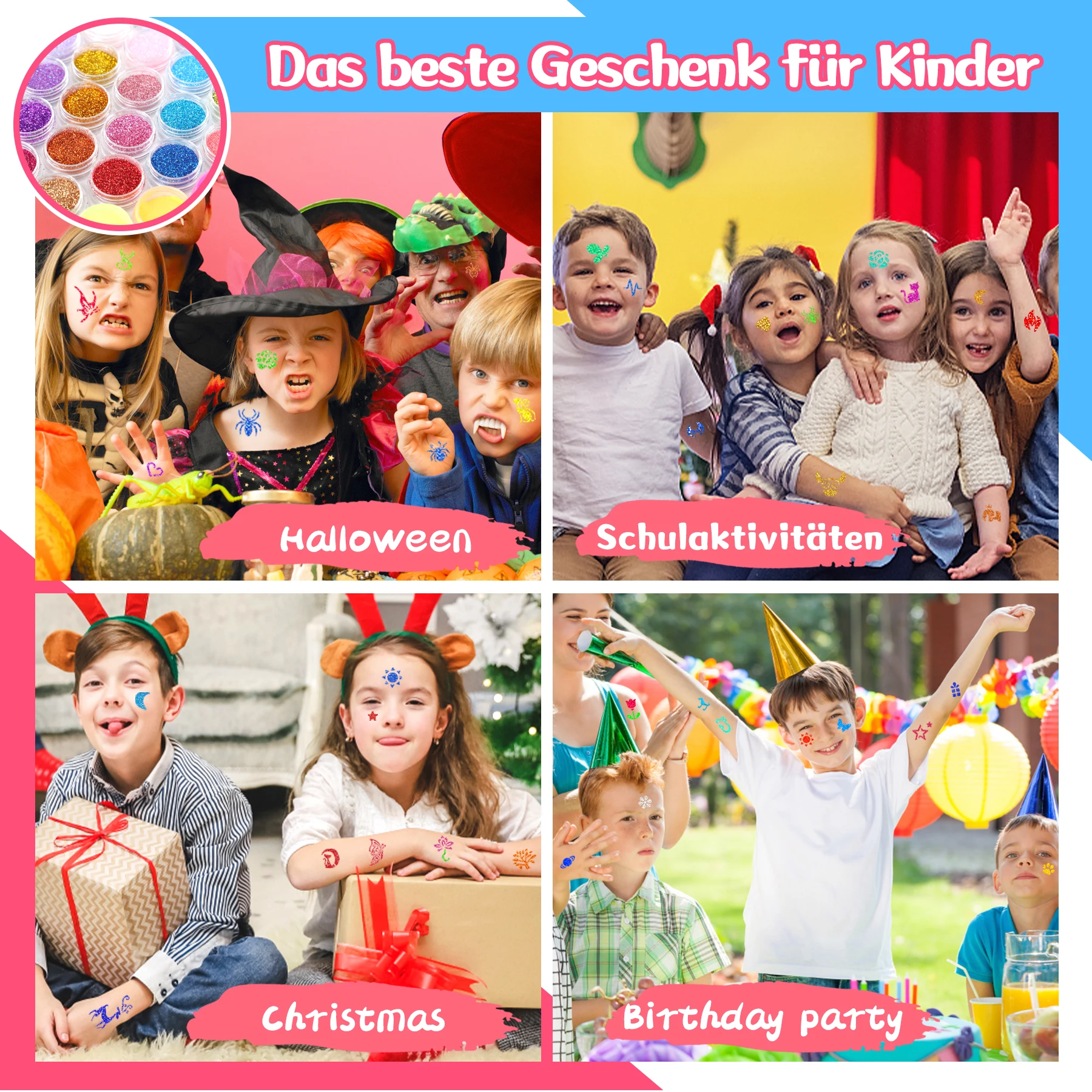 Рисунок 4 - Набор для макияжа с тату-бабочкой и цветами