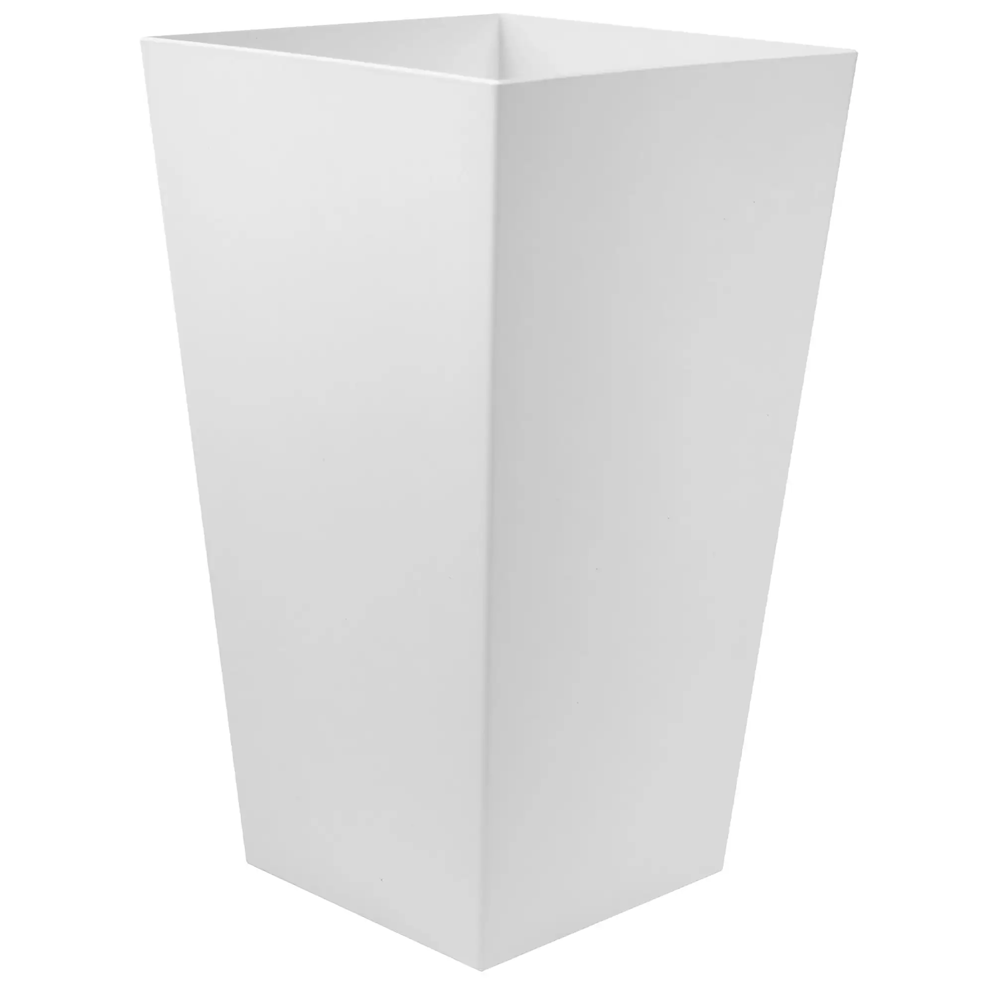 

Bloem 20-in Finley Square Tall Resin Planter - White