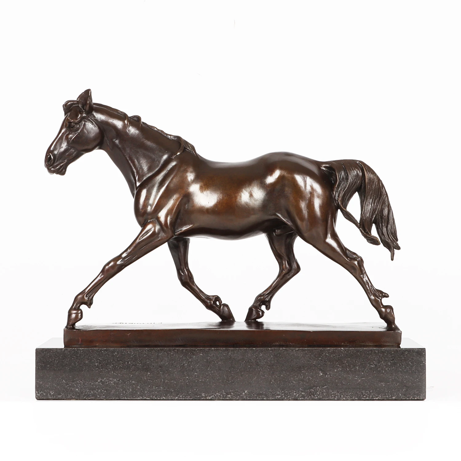 

Bronze Running Horse Statue Animal Sculpture Vintage Art Office Desktop Decoration Business Gifts