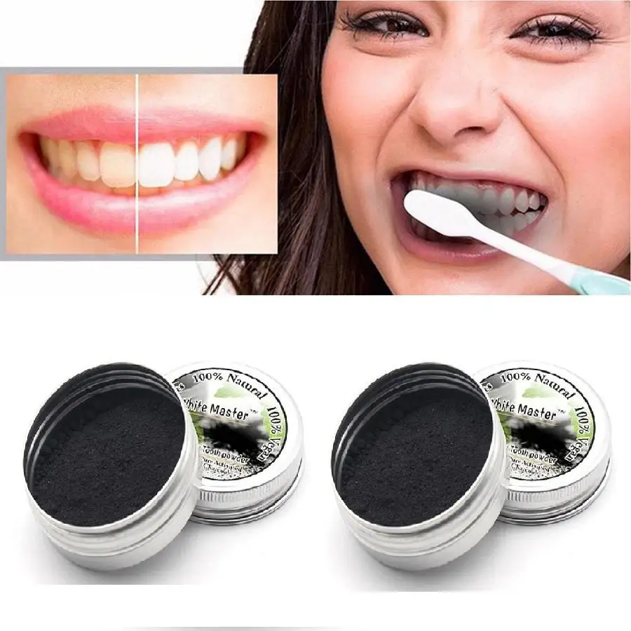 

2pcs 10g Tooth Whitening Powder Activated Bamboo Charcoal Powder Charcoal Removal Whitening New Tartar Teeth Stain Toothpaste