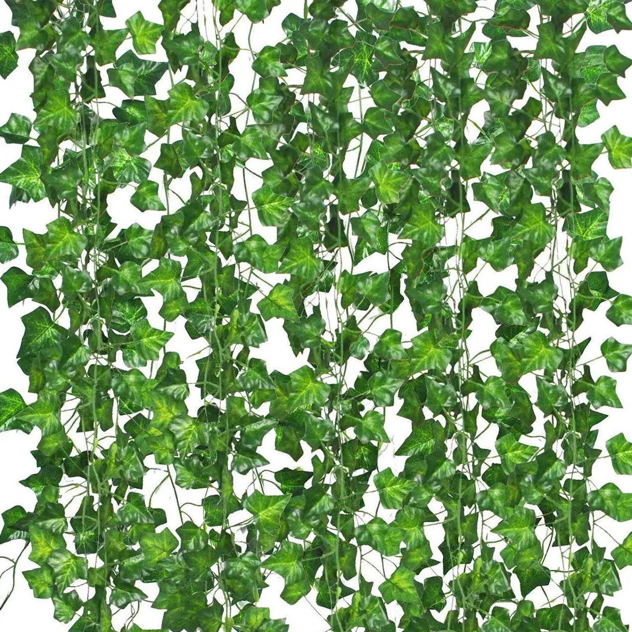 

210cm Leaf Vine Artificial Hanging Plants Silk Fake Ivy Leaves for Wall Green Vines Decoration Home Party Garden Decoration