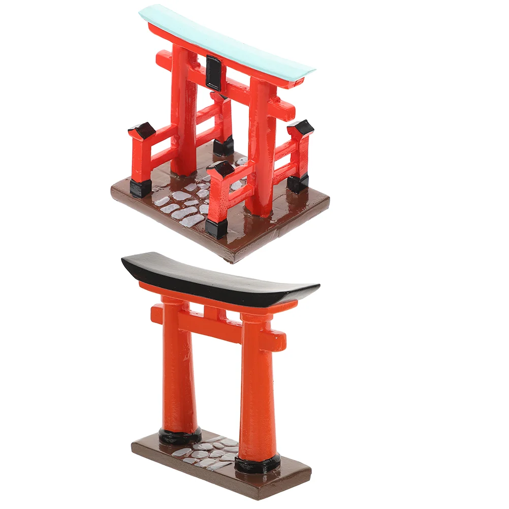 2 шт. аксессуары для ворот Тории мини-декор маленький реквизит игрушки украшение