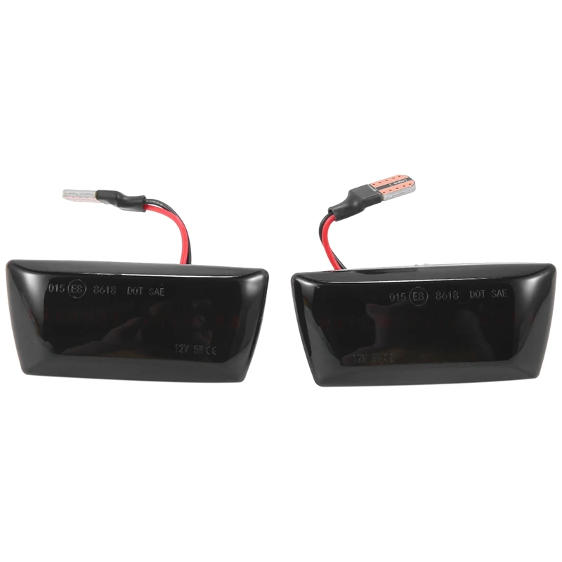 Автомобильный динамический боковой габаритный фонарь светодиодный указатель