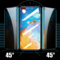 3d curved anti spy hydrogel film for huawei p50 p40 p30 pro lite privacy anti peep screen protector on mate 30 40 20 pro film