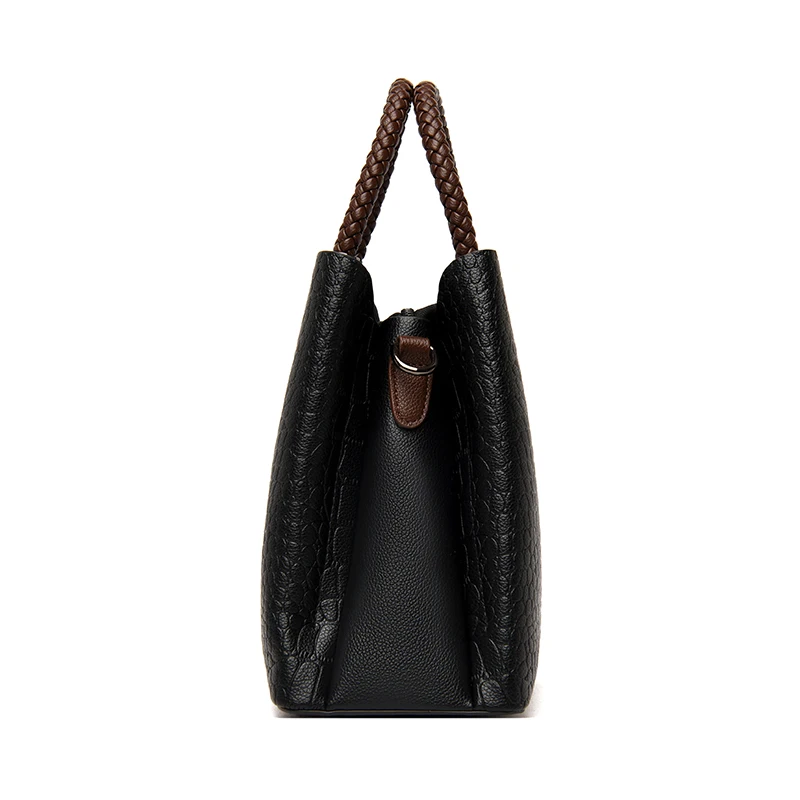 luxury designer high quality pu leatheralligator pattern women shoulder bag large capacity ladies business briefcase handbag2022 free global shipping