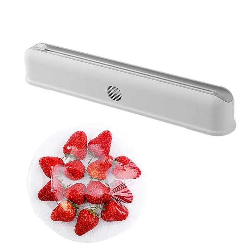 

Wall-mounted Fixing Foil Cling Film Wrap Dispenser Food Wrap Dispenser Cutting Box Kitchen Divider Adjustable Storage Cutter
