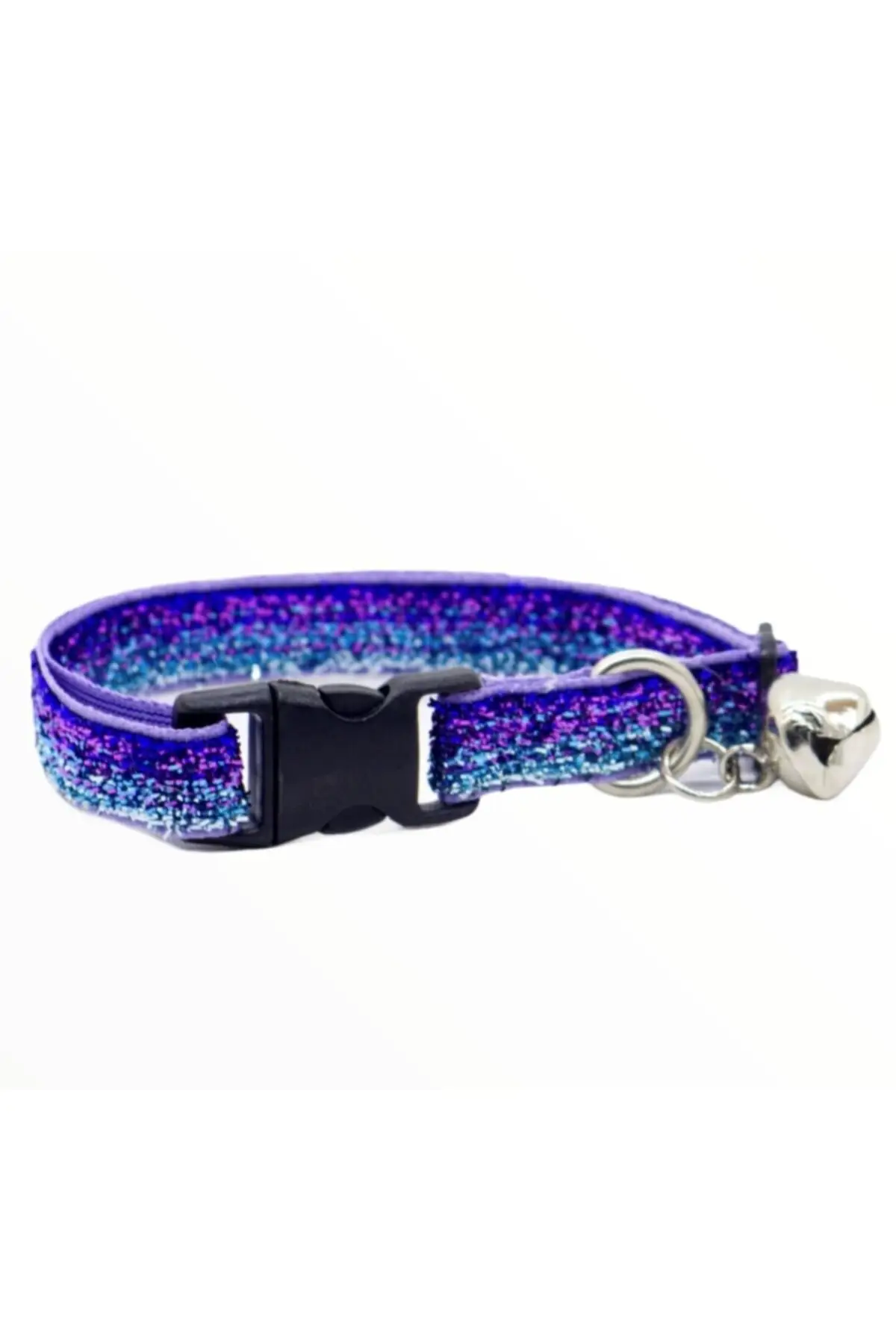 

Purple Blue Luminous Colorful Rings Cat Neck Collar, Bright, Comfortable, Durable, Rugged, soft Texture,, Adjustable,