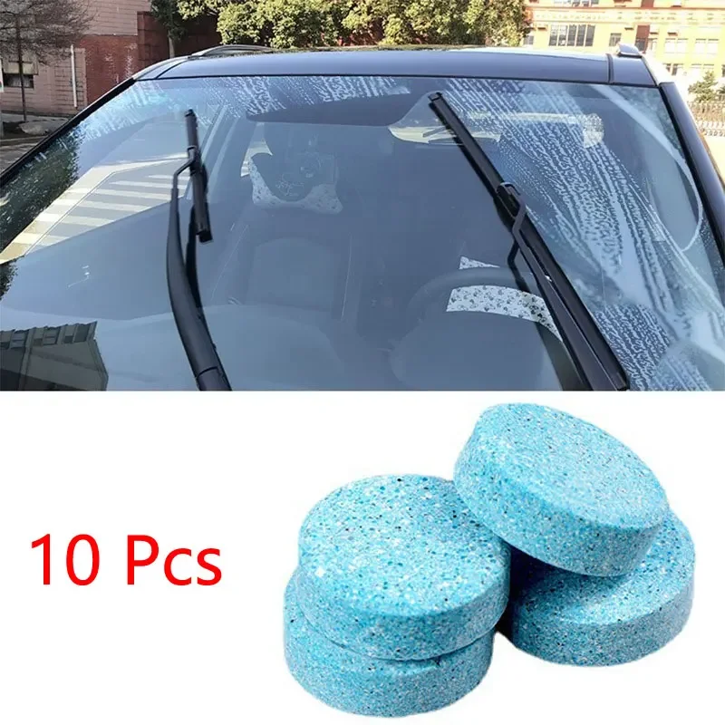 

10Pcs Solid Cleaner Auto Car Truck Bus Windscreen Wiper Effervescent Tablets Glass Toilet Window Windshield Cleaning Accessories