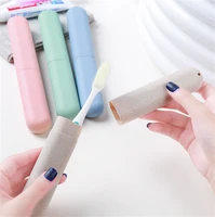 portable travel camping toothbrush tube box cover water filter anti dirty bathroom accessories fashion packaging storage box