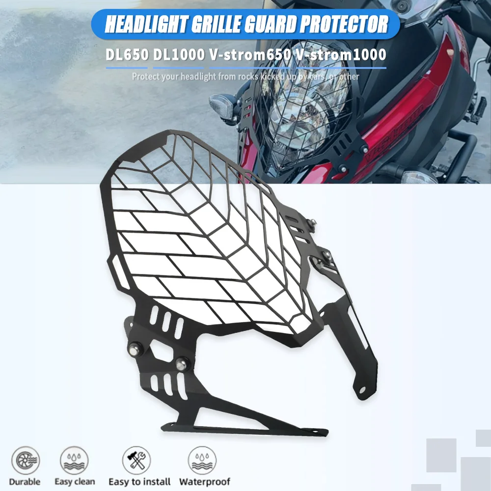 

For SUZUKI DL650 DL1000 V-strom DL 650 1000 Vstrom 650 2017 2018 2019 2020 Headlight Head Light Guard Grill Protector Cover