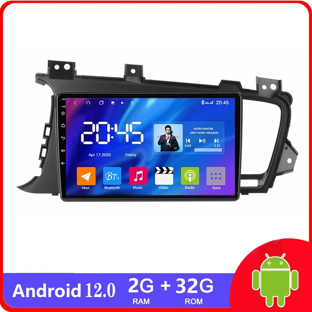 

Android 12.0 Car Radio Head Unit For Kia K5 Optima 2011-2015 2 din Autoradio stereo GPS Navigation Multimedia Video Player