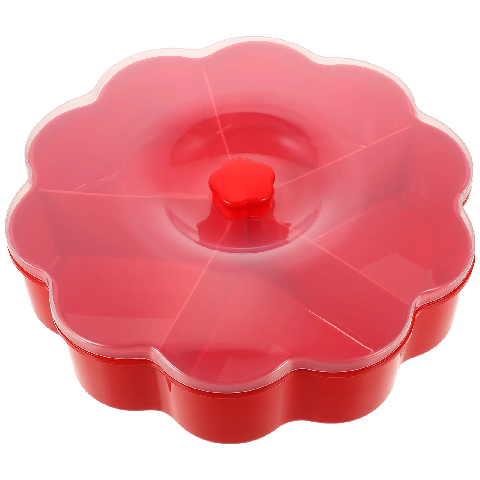 

Box Snack Fruit Candy Storage Compartment Container Dry Tray Snacks Serving Holder Dried Case