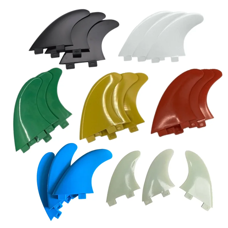 

Surf Fins M Size Tri Fins Plastic Surfboard Fins Multicolor G5 Thruster Surfing Stabilizers tabla de surf