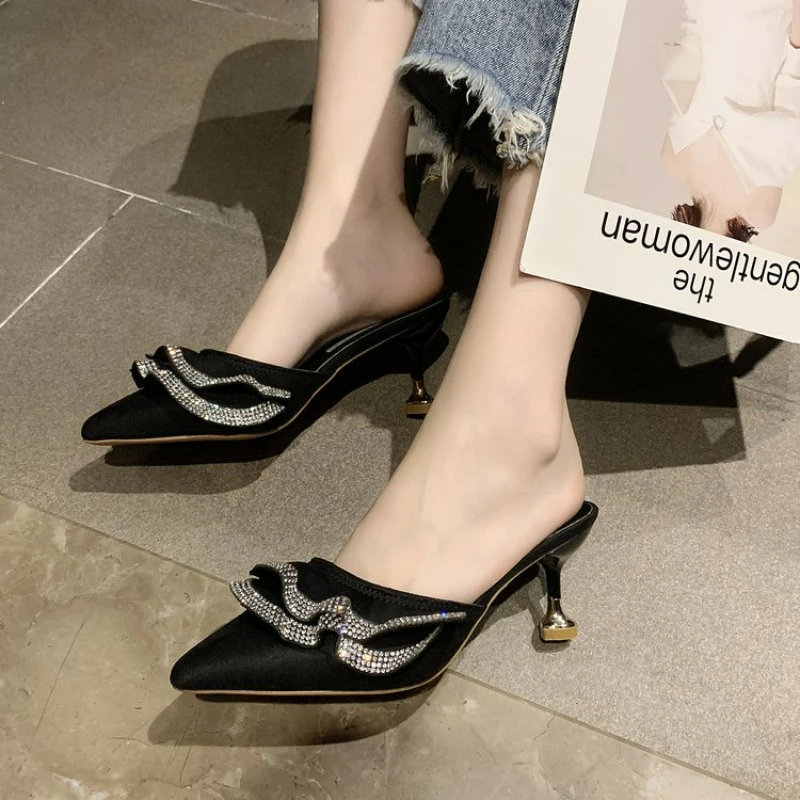 

Heel Sandals Woman Summer 2022 High Heels Thick Sole Women Shoe Fashion Luxury Sandal Woman's Slippers Platform Shoes Women's