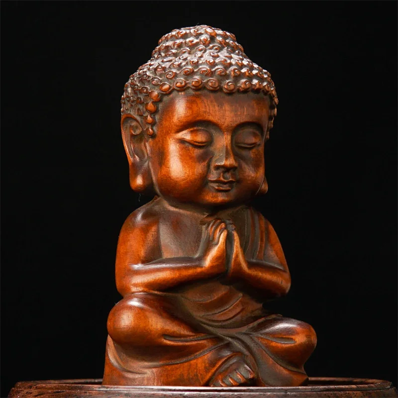 

Ремесла в стиле ретро, статуя из искусственной древесины 7 см, резьба, украшения для автомобиля, ремесла, домашний декор