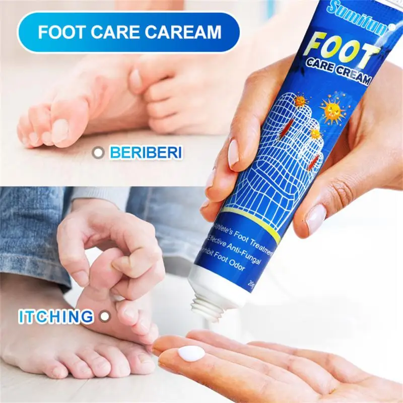 

1Pcs Sumifun Athlete Foot Cream Herbal Anti Fungal Beriberi Ointment Anti Itching Sweat Odor Remover Feet Care Chinese Medicine