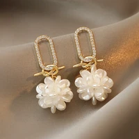 2022 petal premium light luxury beautiful summer earrings for women korean fashion earring daily birthday party jewelry gifts