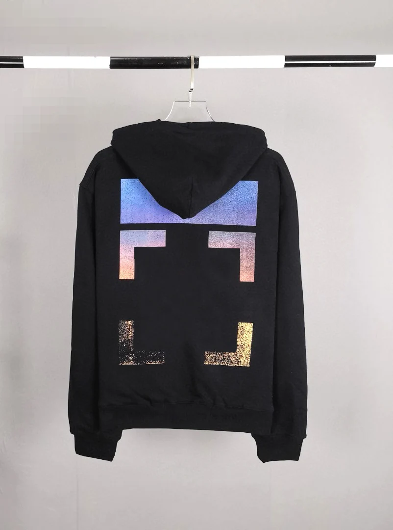 

Men's Fuzzy Color Gradient Frosted Hoodie Spring Cotton Loose Casual Hoodie Sweatshirt