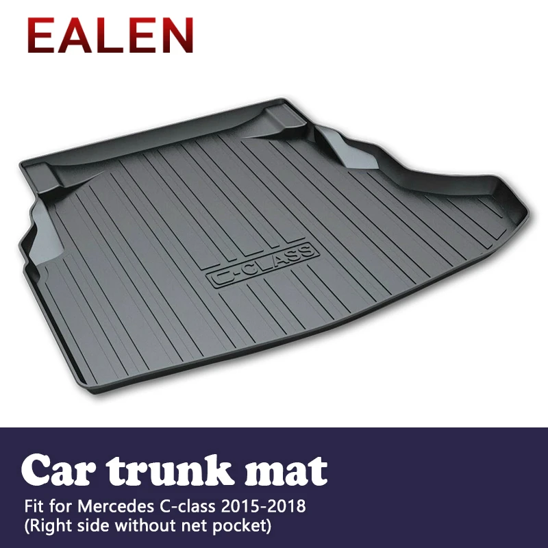 For Mercedes Benz C class W205 2021 2020 2019 2015 2016 2017 2018 Styling Anti-slip Mat accessories Car Cargo rear trunk mat
