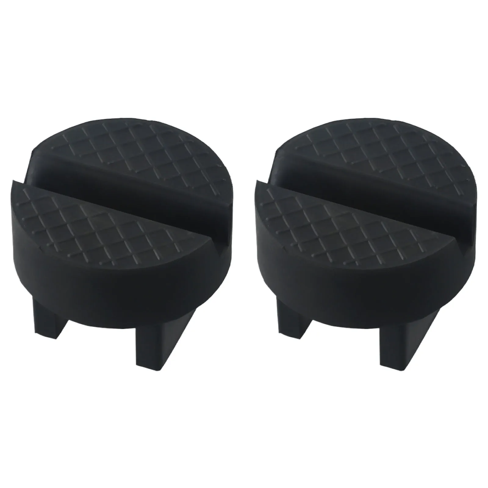 Фото 2 шт. резиновые прокладки для подкатных подъемников (2Pcs Weld 3 Tonne Jack Rubber Slotted) с черной рамой, практичные в использовании, для рельсовых систем, 2Pcs 2pcs Weld 3 Tonne Jack Rubber Slotted №4