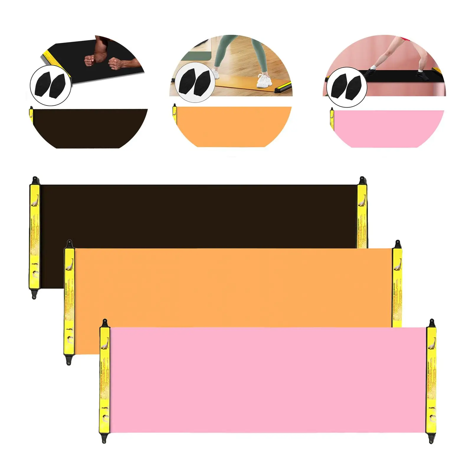 

Portable Slide Board Training Mat Lightweight Yoga Fitness Carpet For Skating Training Yoga Fitness Home Exercise Acces