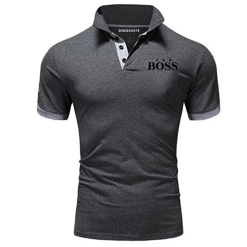 Men New Brand Polo Shirts Summer Fashion Sportswar Short Sleeve Polos Business Badminton Soccer Jerseys Golf Shirts Male images - 6