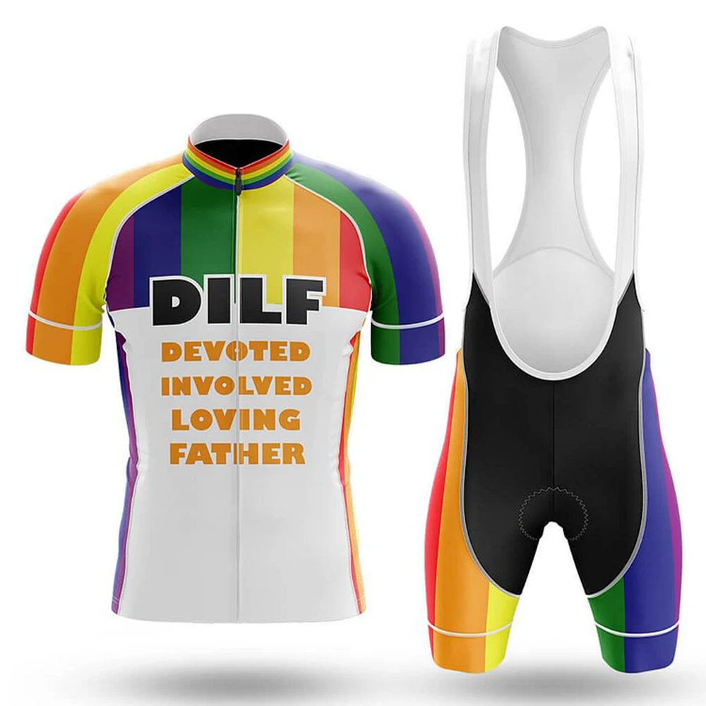

Комплект велосипедных шорт DILF, велосипедная майка, велосипедная рубашка с коротким рукавом, одежда для езды на велосипеде, горный костюм горного велосипеда