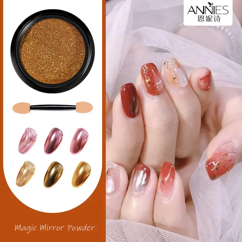 

Magic Mirror Glitter Powder Aurora Crystal Pigment Chrome Dust Gold Silver Nail Glitter Nail Art Manicure Decoration Nail Charm