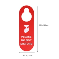 1pc double side do not disturb door hanger sign please make room sign door decoration