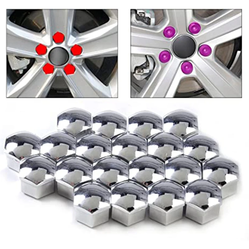 17 мм 20 шт./лот колесные болты с центральной гайкой крышки колпачки 321601173 A для Skoda