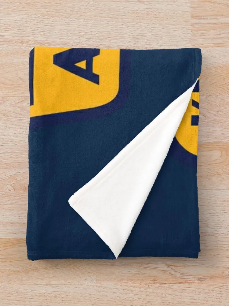 Knik-Fairview Alaska Ретро Звезда Значок (Желтый) Плед Роскошные Утепленные Одеяла