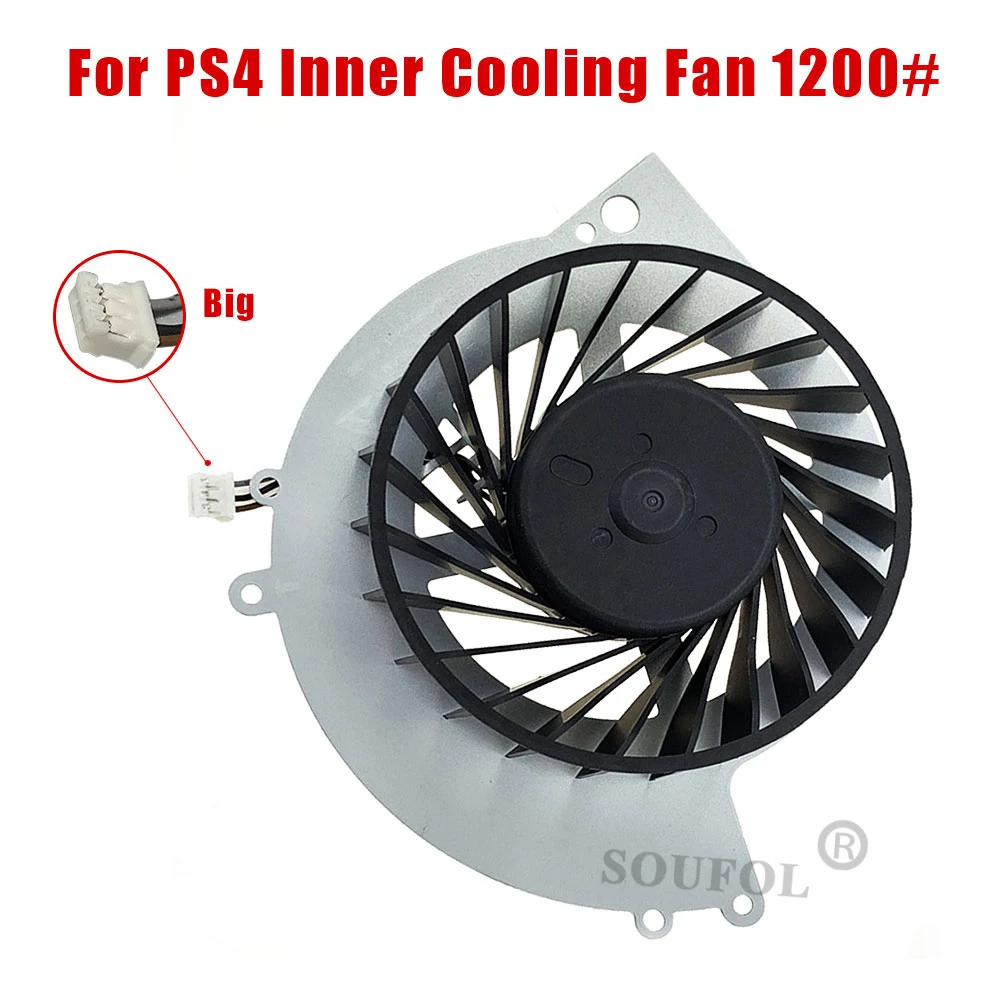 10pcs Internal Cooler Fan For PS4 Console Cooling Fan For PS4 CUH-1000/1100/1200 Host Silent Fan Dropshipping