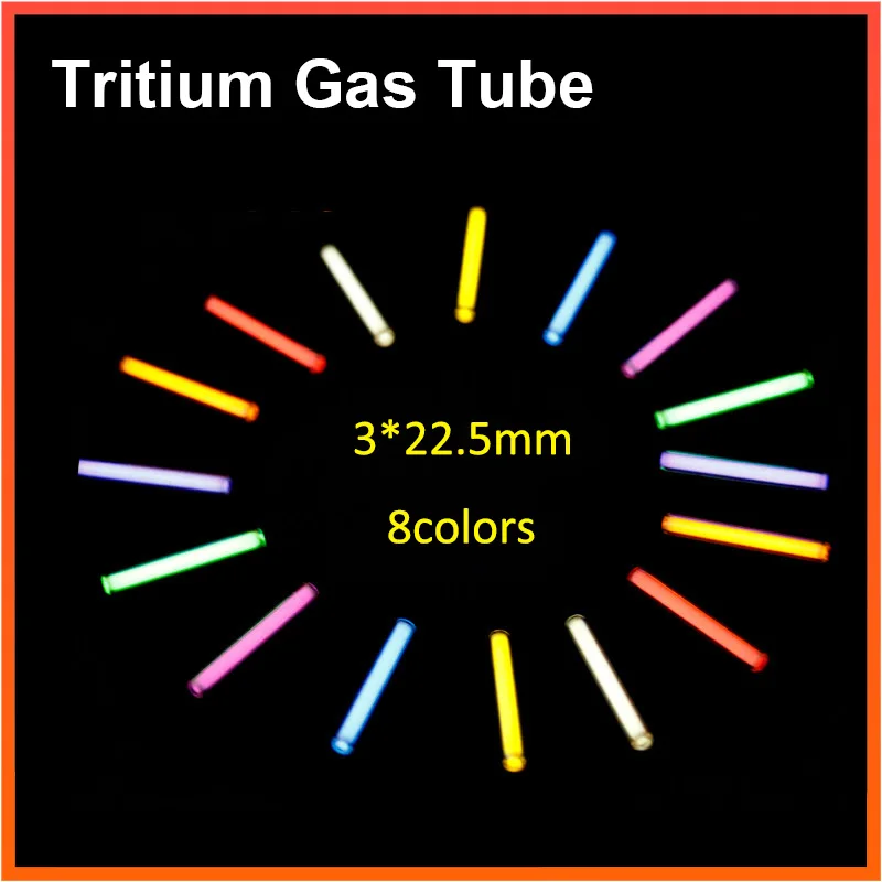 

3*22.5mm Outdoor Survival Emergency Tritium Gas Light Tube Emergency Lights Automatic Glowing Tool Self Luminous Mini Lights