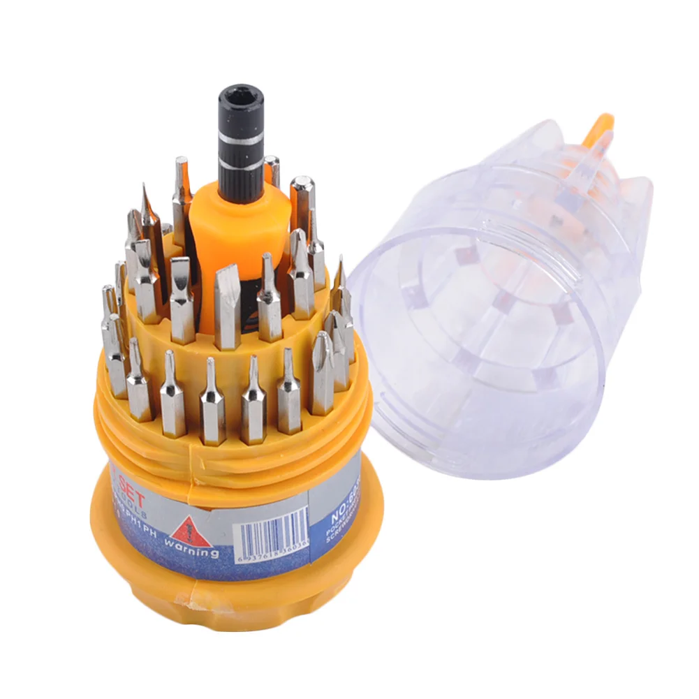 

31in1 Magnetic Non-Slip Repair Rubber Handle Tools Home Durable Handhold Manual Mobile Phone Screwdriver