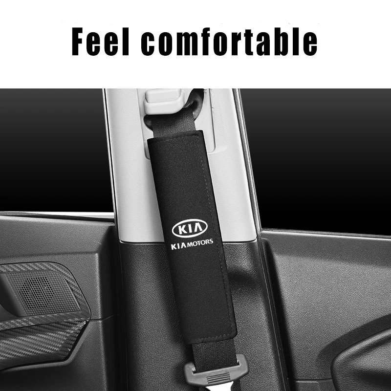2 шт. высококачественные чехлы на ремень безопасности для Kia rio ceed sportage cerato |