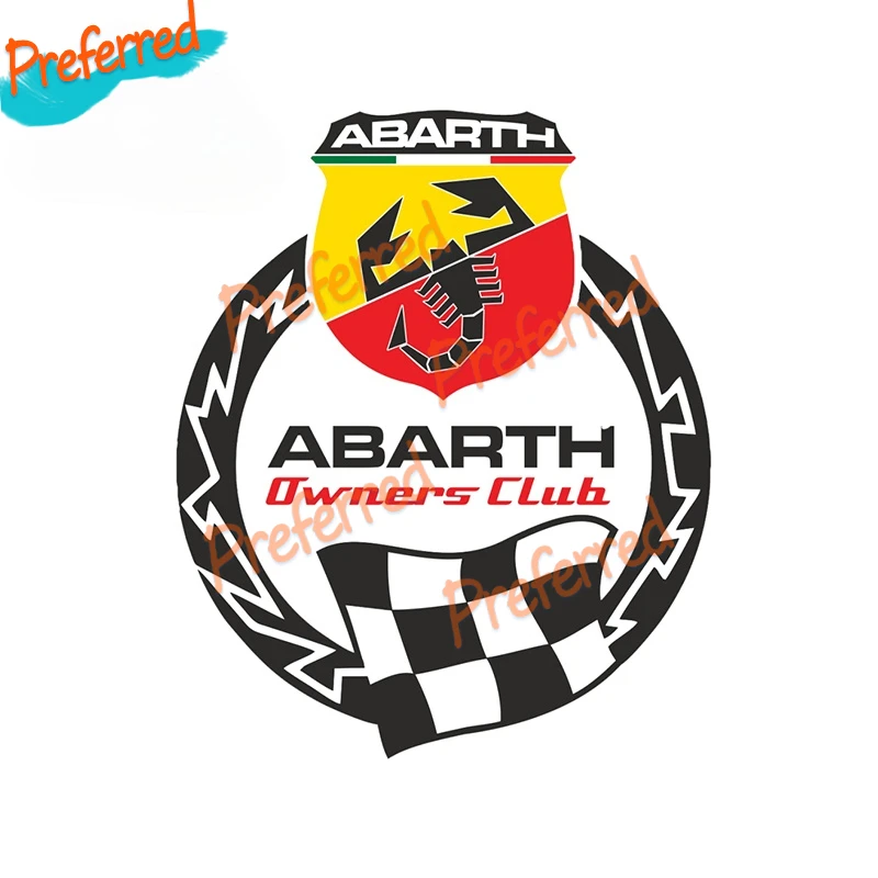 

Abarth Campion Del World значки, наклейки, ламинированные автомобильные наклейки, наклейки, украшения KK-все размеры, водонепроницаемые бутиковые наклейки из ПВХ