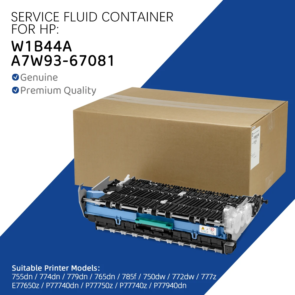 

New W1B44A Service Fluid Container Kit For HP PageWide 750dw 772dw 777z 755dn 774dn 779dn 765dn 785f 785z+ E75160dn P77740z