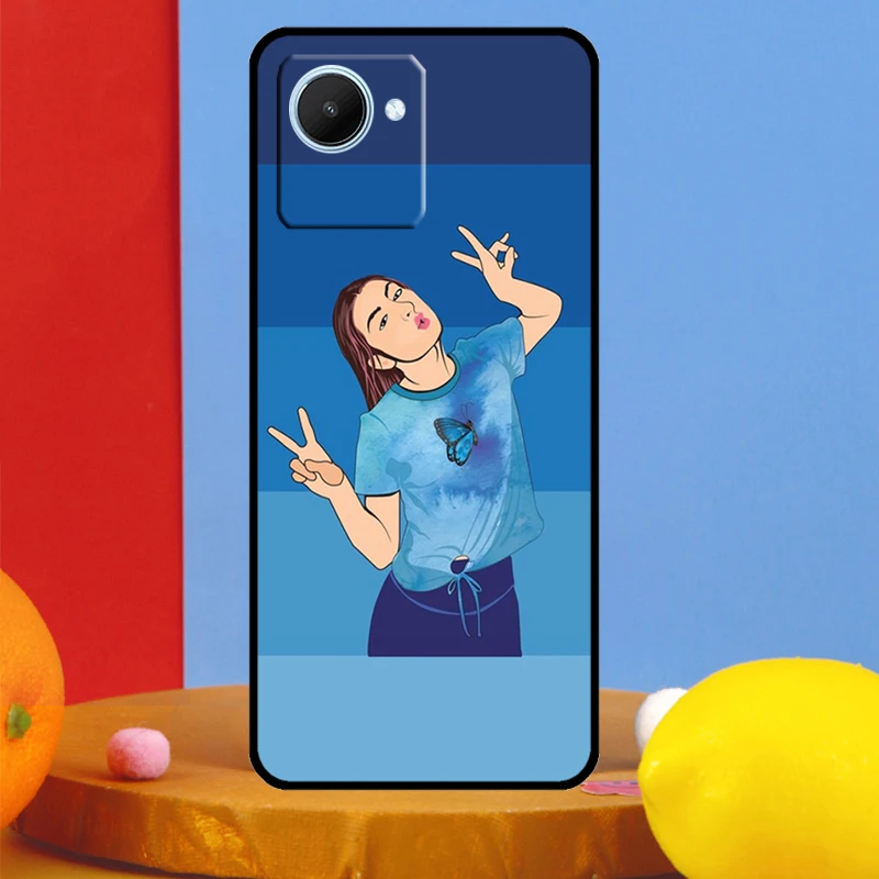 Charli dɺrelio для Realme 12 9 10 11 Pro Plus C67 C55 C53 C51 C35 C33 C30 C25s C21Y C31 GT5 GT Neo 6 Чехол