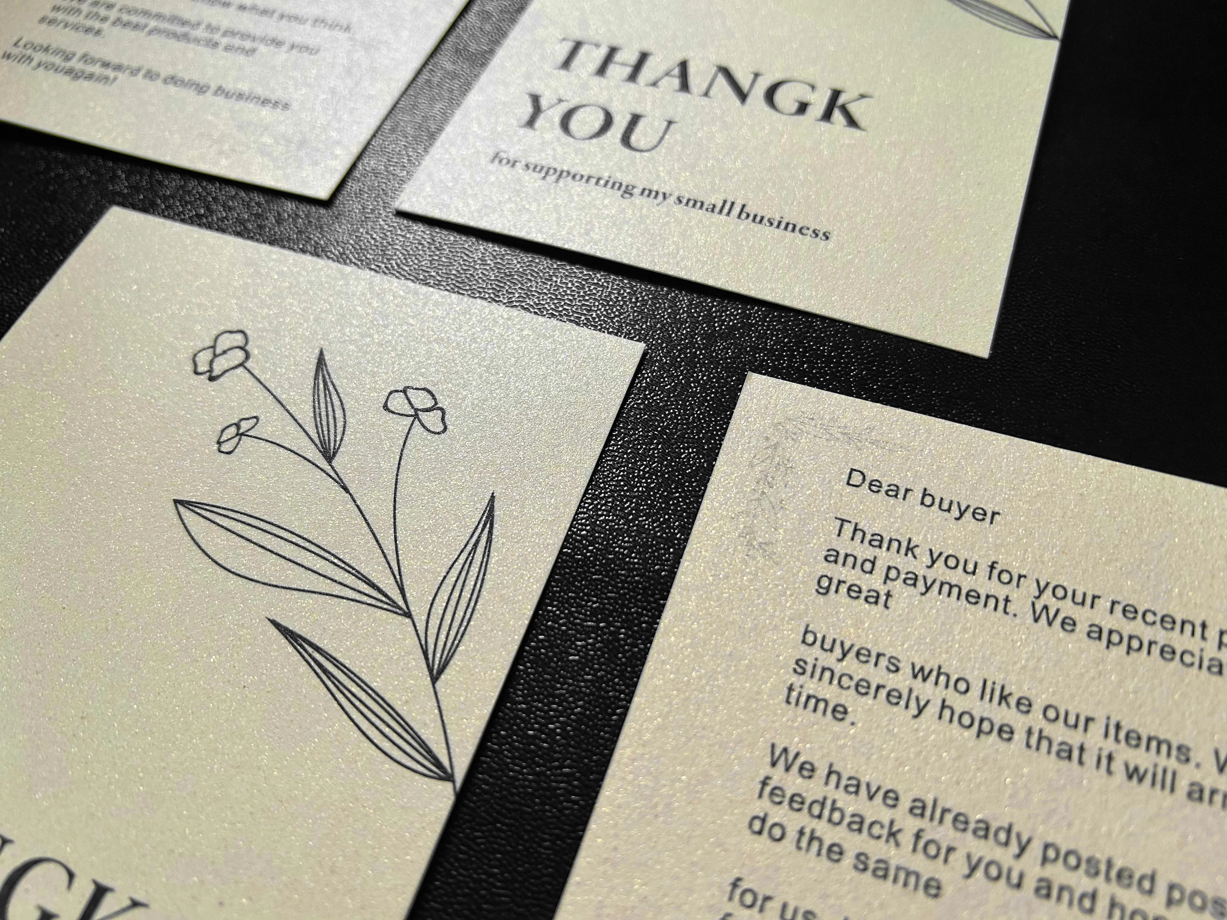 100x145 мм 100 шт. специальная бумага заказ магазина карточка с благодарностью