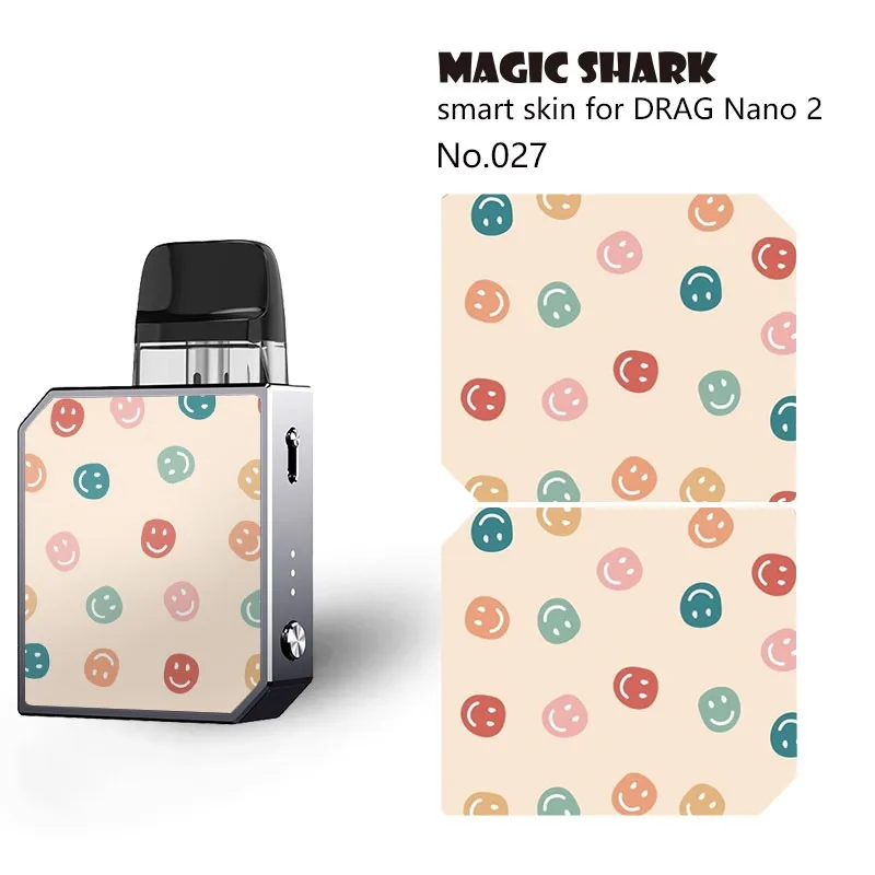 Магический акула 2.5D матовая аниме отпечаток зебры Земля забавная пленка-наклейка для чехла Nano II Voopoo Drag 2 Nano2.