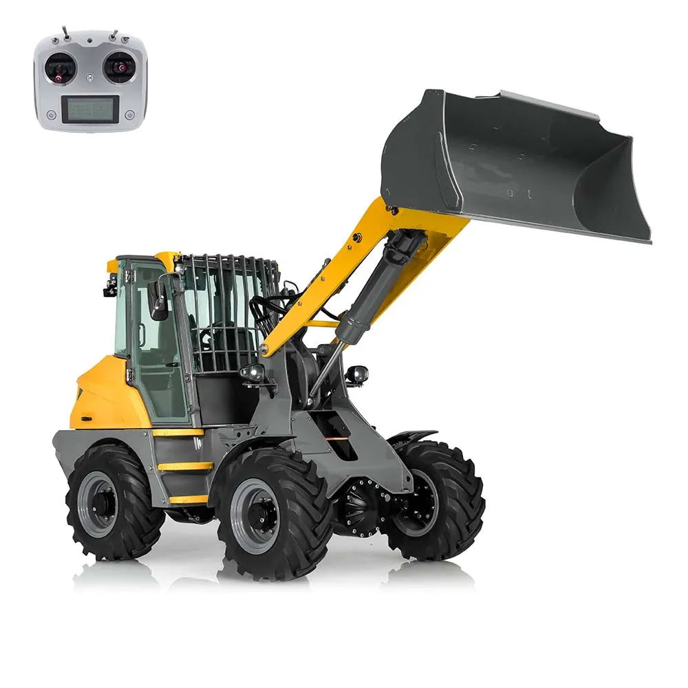 1/14 LESU RC Металлический погрузчик AOUE MCL8 Гидравлический грузовик Модель I6S Световой