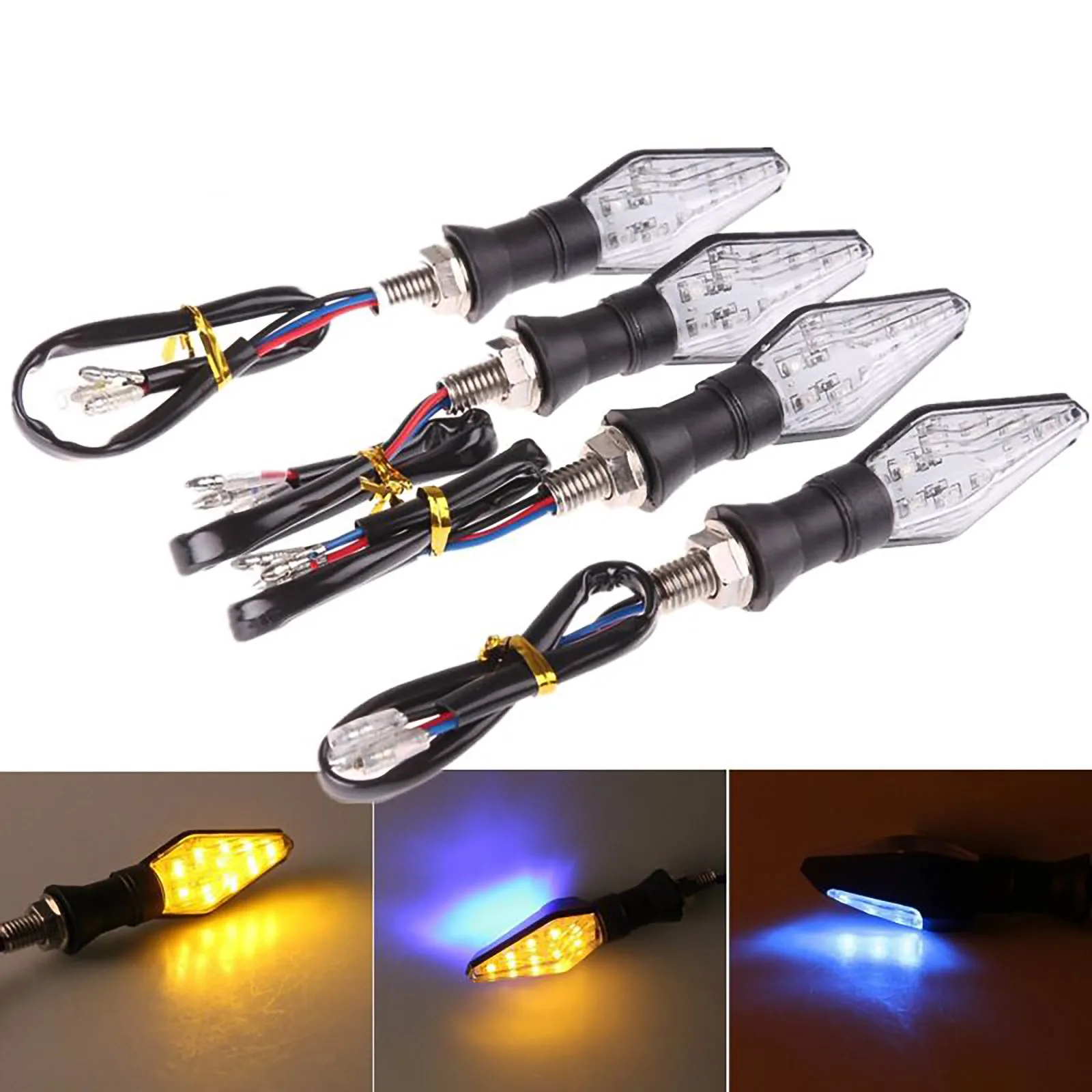 

For YAMAHA MT07 Tracer 700 XJ6 FZ6 MT09 900 MT10 LED Turn Signal Light Motorcycle Accessories Indicator Directional Flasher Lamp