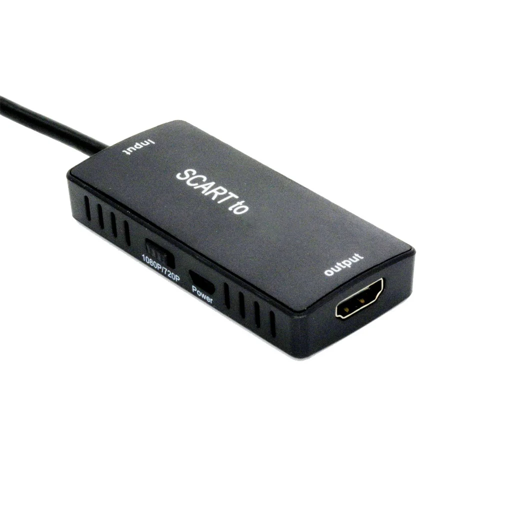 

SCART HDMI-compatible Converter Universal Signal Connectors Data Transfer Output Adapters High Definition Video Adapter